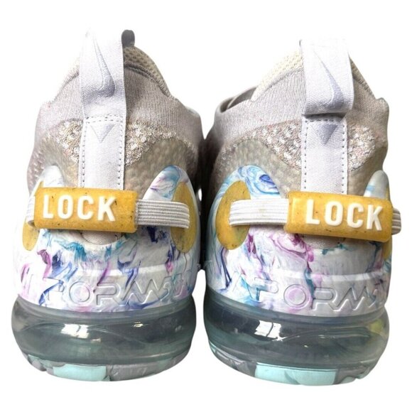 Nike Air Vapormax 2020 FK Flyknit Summit White Womens Shoes CJ6740-100 size 13 - Picture 2 of 7